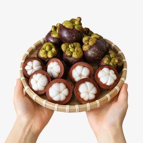 [매일신선몰] 생망고스틴 열대과일 태국 망고스틴 생과, 1개, 500g(1망,4-7과)