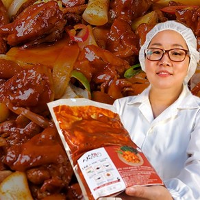 춘천 한입 신선닭갈비 1kg 일반맛 양념 밀키트 택배 캠핑음식, 매운맛, 1개