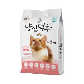 냥심덕후 고단백 고양이 사료 2kg, 1개