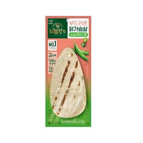 (냉장)[더건강한]닭가슴살 순살 청양고추, 100g, 10개