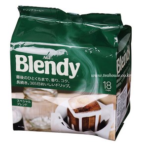 AGF Blendy 스페셜블랜드 블랜디커피/ 핸드드립 낱개포장, 126g, 18개입, 1개