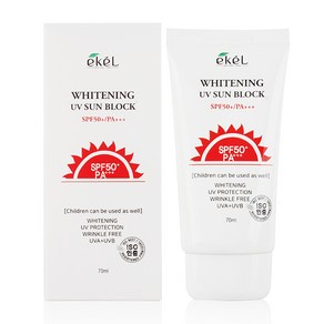 이켈 화이트닝 UV 선 블록(어린이 사용가능) SPF50+PA+++ 70ml, 1개