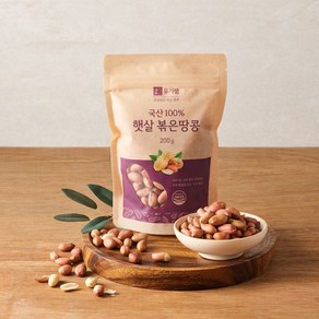 유기샘 국산 햇살 볶은땅콩 200g, 3개