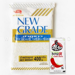 타피오카펄 뉴그레이드 화이트사고 400g 칠리소스묶음 bot vang white sago tapioca pearl WORLDFOOD