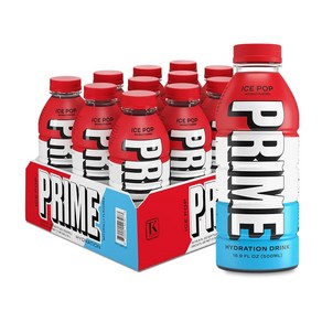 PRIME HYDRATION 프라임 하이드레이션 스포츠 음료 노슈가 카페인 프리 아이스 팝