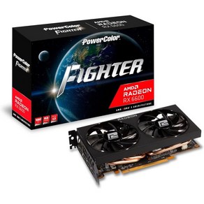 파워컬러파이터 AMD 라데온 RX 6600 그래픽카드 8GB GDDR6 메모리 탑재, 6600 Fighte