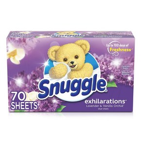 스너글 Snuggle 드라이시트 건조기시트 Exhilaations 70매 3종, 2. 블루 아이리스 & 오션 브리즈, 1개