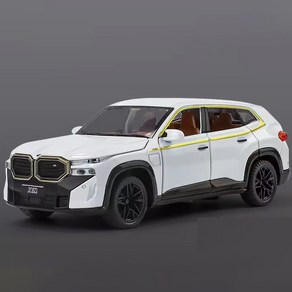 BMW THE XM SUV 1대32 1:32 자동차 미니카 모형 다이캐스트 꿈꾸는다락방, 화이트, 1개