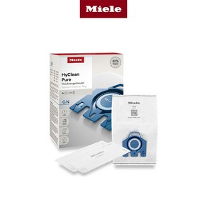 [Miele 본사] 밀레 청소기용 HyClean Pure 먼지봉투 GN (먼지봉투 4매+에어클린 필터 1매)