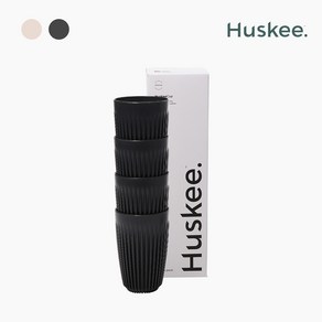 [Huskee] 허스키컵 12온스 (360ml) 4개 (1박스), 내추럴