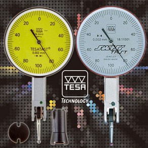 TESA 테사 다이얼인디게이터 T-18.10010 T-18.11000 T-18.11001, 선택01-T-18.11000, 1개