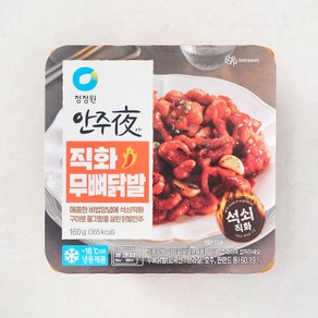 [메가마트]대상 청정원 안주야 직화 무뼈닭발 160g, 1개