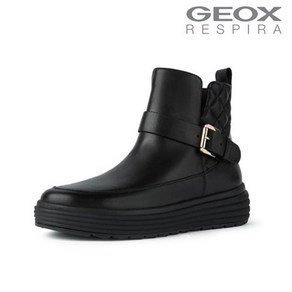 [백화점 정품] 제옥스 [GEOX] 여성 New 22 F/W 컴포트 워커 앵클 부츠 파오레 W1B26FD2W11 블랙