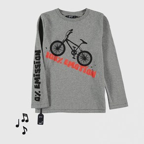 [이포르케] 키즈 사운드 티셔츠 BIKE BELL SOUND TEE FW210004