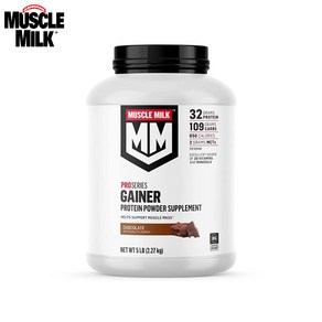 Muscle Milk 프로 시리즈 게이너 단백질 파우더 초콜릿 5파운드, 2.27kg, 1개