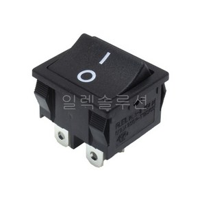 RL3-221-G-2-BK/BK-P5 시소 로커 전원 라커 스위치 RLEIL, 1개