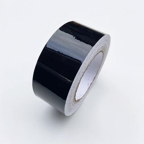 카본테이프 광택 블랙 비닐 랩 스트립 테이프 차량용 포일 창문 트림 도어 보호 필름, Glossy Black Vinyl, 3X300 CM, 1개