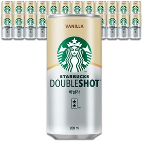 스타벅스 더블샷 바닐라 200mlx24캔, 200ml, 24개