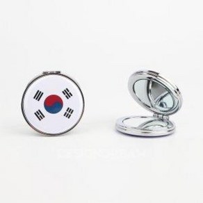 디자인드림 58mm 양면 콤팩트 손거울 만들기버튼프레스 부자재, 58mm 양면 콤팩트 거울 버튼, 1개