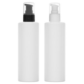 [허브스프레이] 에센스 펌프용기 120ml~500ml, 1개, 200ml 각백색용기 검정캡