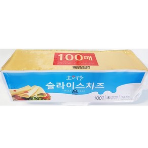 대용량 슬라이드치즈 업소용 슬라이스치즈 토스트 100개, 18g, 1개