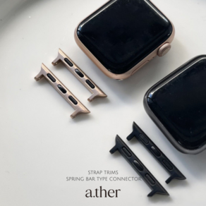 Apple Watch Connecto Sping ba Type 애플워치 커넥터 스프링바 타입, 애플워치SE/44/59/ULTRA-44/45/49mm, 20mm, 실버(기본)