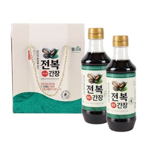 전복간장 선물 세트 500ml x 2개세트, 2개