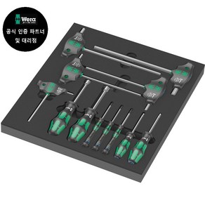 WERA/ 9713 Foam inset Hex scewdive set 1 (150104), 1개