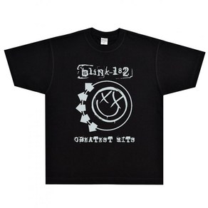 락밴드 티셔츠 스트릿패션 오버핏 반팔 blink 182