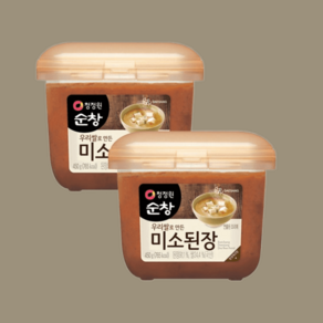 된장 450g 미소된장 청정원, 2개