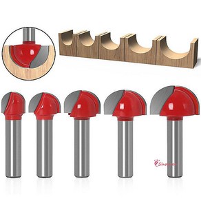 원형 트리머 비트 목공공구 5종