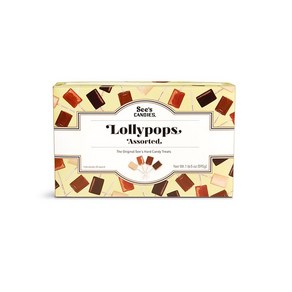 미국 씨즈캔디 롤리팝 30개입 595g (5종 택1) / Sees Candies Lollypops 30 pcs 1 lbs 5 oz 5 Flavo, 30개