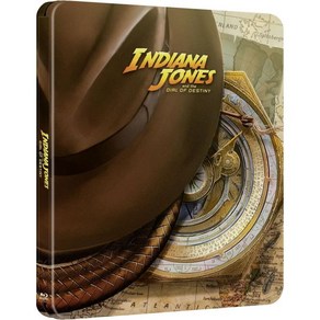 인디아나 존스 운명의 다이얼 스틸북 4K UHD 블루레이 Indiana Jones and the Dial of Destiny