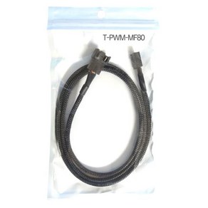 [티테크놀로지] [T-PWM-MF80] 쿨러 PWM 연장 케이블 4P(F)-4P(M) 80cm, 1개