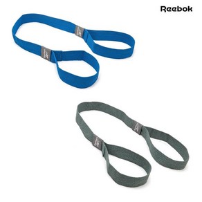 [Reebok] 리복 요가매트 고정 스트랩 보관용 어깨끈 면재질, 그린, 1개