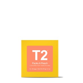 T2 팩스 어 피치 티백 박스 25개입 Packs A Peach Bio Tbag 25pk Box, 단품, 1개