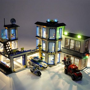 레고테크닉 레고스타워즈 레고프렌즈 파워정품 Toyofmine Led Lighting Kit Compatible for Lego 60141 City Police Station Jai