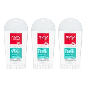 Hidofugal 하이드로퓨갈 샤워프레쉬 데오드란트 스틱 40ml 3팩, 3개