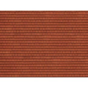 NOCH 56670 디오라마 미니어처 3D 카드보드 모델링 시트 Roof Tile, 1개