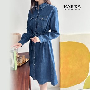 KARRA 투포켓스트링데님원피스_KB3SOP028C