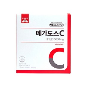 메가도스C 비타민씨 고려은단 메가도스C 비타민C 3000 3g x 100포 (2박스), 2박스