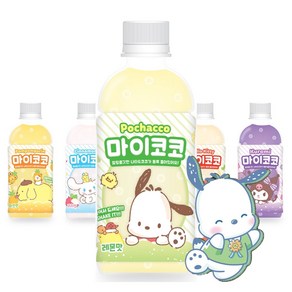 산리오 마이코코 음료 포차코 레몬맛 340mlx1입 pet 과육, 340ml, 1개