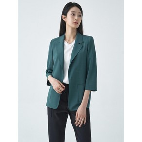 지센/ 봄신상 파격할인 [24SS] 여성 폴리 테일러드 홑겹자켓 (색상2종)