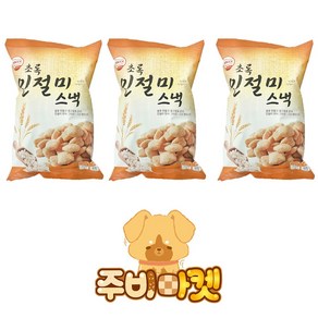 초록 인절미 스낵 전통과자 옛날과자 [160g], 3개, 160g