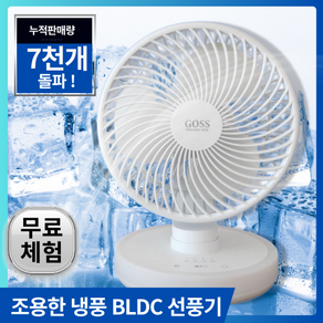 [PRO-AH] 조용한 탁상용 선풍기 자동회전 무드등 탑재, 화이트