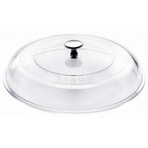 스타우브 Staub 프라이팬 냄비 돔 유리 뚜껑 24cm 40501024, 1개