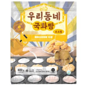 굿프랜즈 우리동네국화빵 슈크림 600g, 1개