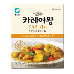 청정원 카레여왕 스위트카레, 180g, 1개