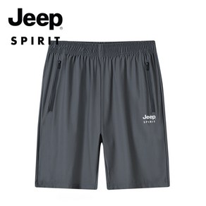 JEEP SPIRIT 남성 트레이닝 하프 팬츠 남자 츄리닝 반바지 JPKZ2023