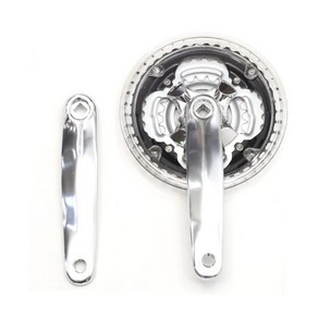 CL 자전거 크랭크 3단 42T 170mm 알류미늄 은색, 1개